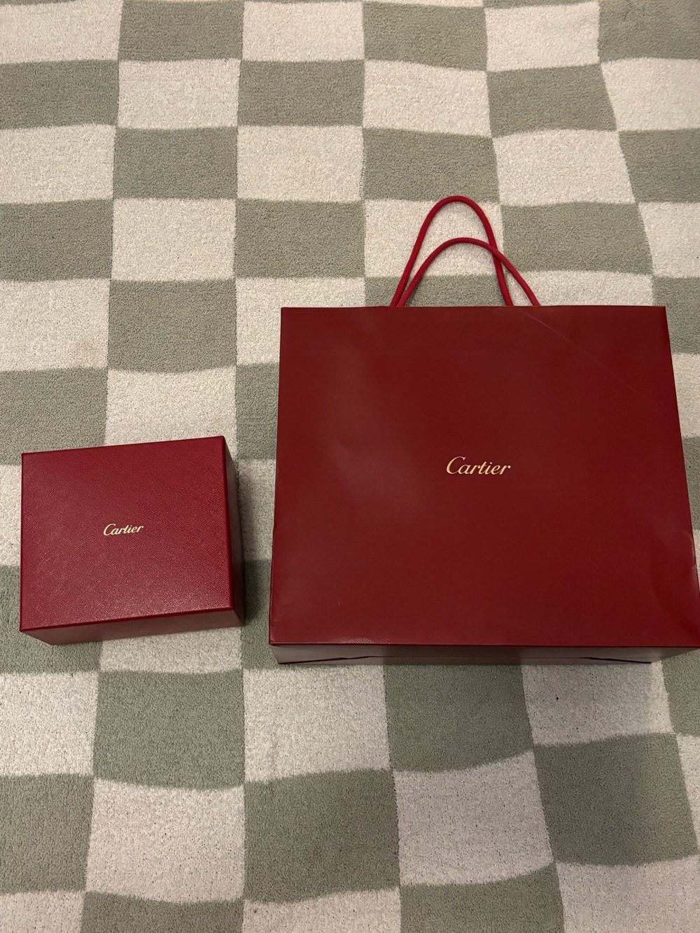 Cartier red box + bag bundle